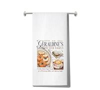 LEVLO Butter Bagels Torchon de cuisine Zodiac Academy Cadeau de pendaison de crémaillère Geraldine's Butter Bagels Torchons à vaisselle (serviette Butter Bagels)