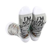 LEVLO Chaussettes Koala inspirées des amateurs de koala, cadeau « I'm Not Short I'm Koala Size Koala », Chaussettes Koala, taille unique