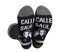 LEVLO Chaussettes Saul Goodman Jimmy McGill - Cadeau pour les fans de Kim Wexler - Marchandises Saul Goodman, Chaussettes I Called Saul, taille unique