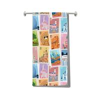 LEVLO Enchanted Kingdom Serviette de cuisine Motif château à thème Cadeau Magic Castle Park Torchon Dreamworld Cadeau de pendaison de crémaillère (Magic Park KT)