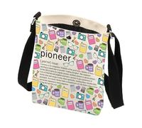 LEVLO Sac à bandoulière Pioneer Jw Gift pour l'école - Cadeau pour les témoins de Jéhovah Jw - Sac à bandoulière pour remise de diplôme, Pioneer CB2, large