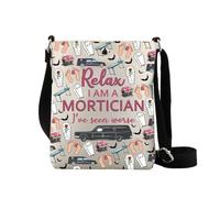 LEVLO Sac à bandoulière pour morticien - Cadeau pour directeurs funéraires - Cadeau de dernier intervenant - Sac à bandoulière - Cadeau de morgue, Relax I Am a Cb2, large