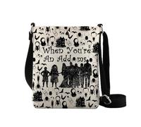 LEVLO Sac à main familial inspiré de la musique Sac à bandoulière Cadeau de théâtre musical Horreur Cartoon Fans Sac à bandoulière, When You're Cb2, large