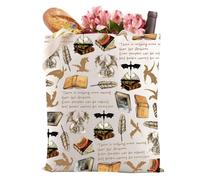 LEVLO Sac fourre-tout réutilisable inspiré du dragon 4wing - Cadeau idéal pour les lecteurs et les fans de Dragon Rider, Réécrit3, large