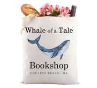 LEVLO Sac fourre-tout Whale Of a Tale TSITP Merch TV Show Fan Cousins Beach Bag TSITP, Baleine d'un conte 3, large