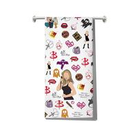 LEVLO Serviette de cuisine Vampire Buffy Cadeau pour les fans de Buffy Personnage Buffy Torchon Buffy Cadeau de pendaison de crémaillère (serviette Buffy Towel)
