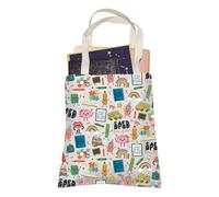 LEVLO SPED Sac fourre-tout pour enseignant Sped Special Education Shopping Bag Teacher Education Appréciation Cadeau, Sped Teacher, 35cm ( 13.78 inch ) * 38 cm ( 14.96 inch)