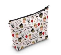 LEVLO Trick or Treat Trousse de maquillage avec fermeture éclair pour femme Inscription This Is My Scary Movie Blanket, Ils sont là, Tous les jours