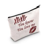 LEVLO Trousse à Maquillage Humoristique Gossip Girl Serena Blair - Cadeau pour Les Fans de la série You Know You Love Me, You Know You Love Me,