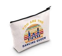 LEVLO Trousse à Maquillage Musicale Mamma Mia - avec Fermeture éclair - Cadeau pour Les Fans de Mamma Mia - pour Femme et Fille, Dancing Queen,