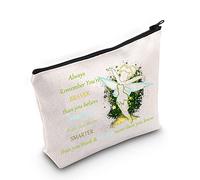 LEVLO Trousse de maquillage à fermeture éclair pour femme et fille Motif conte de fées, Always Fée Clochette, Sac fourre-tout