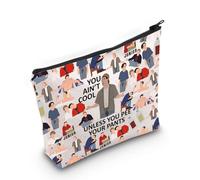 LEVLO Trousse de maquillage amusante Madison avec citation d'Adam Sandler - Cadeau « You Ain't Cool Unless You Pee Your Pants » - Pochette de maquillage à fermeture éclair pour femmes et filles, You