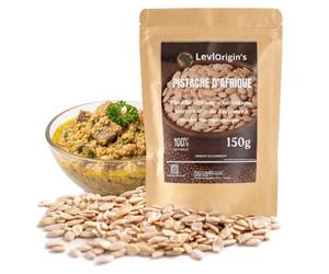 Levlorigin's Pistaches Africaines Naturelles, Graines de Courge Premium, 150g, 100% Pures