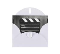 LEVNDIEJ Cartes d'anniversaire vierges avec impression noire classique pour toutes les occasions