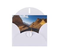LEVNDIEJ Cartes d'anniversaire vierges avec inscription « Freeway Highway Road In The Desert » - Pour toutes les occasions