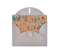 LEVNDIEJ Cartes d'anniversaire vierges colorées dessinées à la main avec plumes - Cartes de vœux - Enveloppes pour toutes les occasions