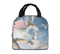 LEVNDIEJ Flock Of Birds1 Sac à déjeuner isotherme réutilisable pour le travail, les voyages et l'extérieur