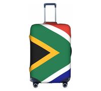 LEVNDIEJ Housse de valise élastique avec drapeau de l'Afrique du Sud, idéale pour les voyages d'affaires, blanc, Small