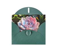 LEVNDIEJ Jolies cartes d'anniversaire vierges avec impression succulente, cartes de vœux, cartes de remerciement, enveloppes pour toutes les occasions
