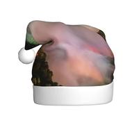 LEVNDIEJ Niagara Falls Chapeaux de Père Noël pour adulte, chapeau de Noël, chapeau de Noël unisexe pour fête du Nouvel An