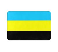 LEVNDIEJ Paillasson de bienvenue avec drapeau du Sultanat de Burongan - Pour intérieur et extérieur - Pour porte avant et arrière - Garage