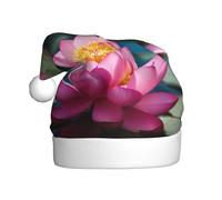 LEVNDIEJ Spirit Of The Lotus Chapeaux de Père Noël pour adulte, chapeau de Noël, chapeau de Noël unisexe pour fête de Nouvel An