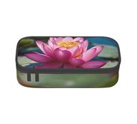 LEVNDIEJ Trousse à crayons avec impression Spirit of the Lotus - Grande capacité - Pour le travail, les voyages