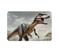 LEVNDIEJ Velociraptor Dinosaure 03 Tapis de porte de bienvenue extérieur paillasson intérieur tapis de sol pour porte avant arrière garage