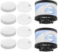LEVOIT Filtre HEPA de Remplacement d'origine pour aspirateur sans Fil LVAC 300, efficacité de 99,99% pour Les Personnes allergiques et Les Animaux domestiques, 2 pièces