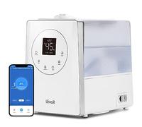 LEVOIT Humidificateur d'Air 6L Haut Remplissage, Intelligent WiFi Froid pour Bébé, 26dB Ultrasonique Silencieux, Jusqu'à 60 H pour Chambre de 40-70 ㎡ avec Veilleuse Capteur Minuterie