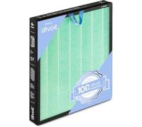LEVOIT Vital 100S Absorbeur de toxines de remplacement pour purificateur d'air, 3 en 1 H13 True HEPA, filtre à charbon actif haute efficacité, Vital 100S-RF-TX (LRF-V102-GUS), 1 pièce, vert