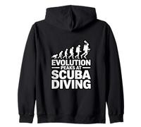 L'évolution atteint Son apogée chez Scuba Diving Funny Scuba Divers Sweat à Capuche