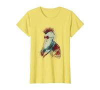 L'évolution de Charles Darwin T-Shirt, Femme, Citron, S