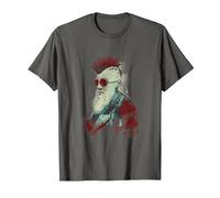 L'évolution de Charles Darwin T-Shirt, Homme, Asphalte, 6XL