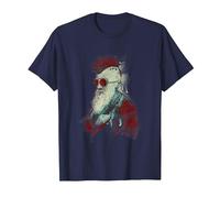L'évolution de Charles Darwin T-Shirt, Homme, Bleu Marine, 5XL