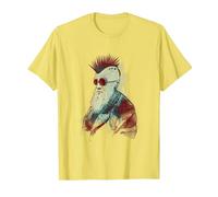L'évolution de Charles Darwin T-Shirt, Homme, Citron, L