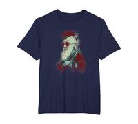 L'évolution de Charles Darwin T-Shirt, Homme Grandes Tailles, Bleu Marine, 5X Tall