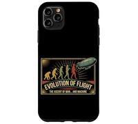 L'évolution de l'homme au dirigeable Une Histoire Amusante de l'aviation Coque pour iPhone 11 Pro Max