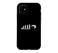 L'évolution de l'humanité en matière de Saut en Hauteur/Design athlétique Amusant Coque pour iPhone 11