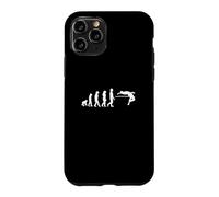 L'évolution de l'humanité en matière de Saut en Hauteur/Design athlétique Amusant Coque pour iPhone 11 Pro