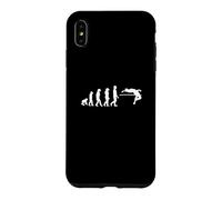 L'évolution de l'humanité en matière de Saut en Hauteur/Design athlétique Amusant Coque pour iPhone XS Max
