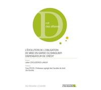 L'évolution De L'obligation De Mise En Garde Du Banquier Dispensateur De Crédit