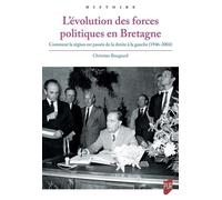 L'évolution des forces politiques en Bretagne Comment la région est passée de la droite à la gauche (1946-2004) - Christian Bougeard - Presses Universitaires Rennes - broché - Essai