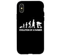 L'évolution d'un Agriculteur Agriculturist Husbandry Coque pour iPhone X/XS
