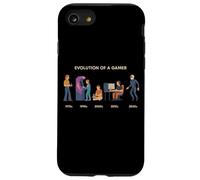 L'évolution d'une Console rétro Funny Meme pour Un Joueur vers Le Jeu VR Coque pour iPhone SE (2020) / 7/8