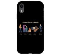 L'évolution d'une Console rétro Funny Meme pour Un Joueur vers Le Jeu VR Coque pour iPhone XR