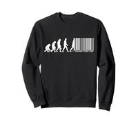 L'évolution Humaine Devient Un Code-Barres Sweatshirt