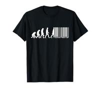L'évolution Humaine Devient Un Code-Barres T-Shirt