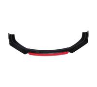Lèvre Avant pour Toyota pour Corolla Hatchback 1973-2016 Lèvre Pare-Chocs Avant Auto Menton Spoiler Séparateur Diffuseur Corps Kit Lèvres Pare-Chocs avants(Gloss Black and Red)