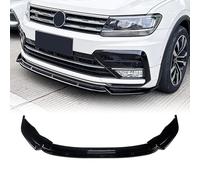 Lèvre de becquet inférieur de pare-chocs avant pour VW Tiguan MK2 Rline 2017-2020 Noir